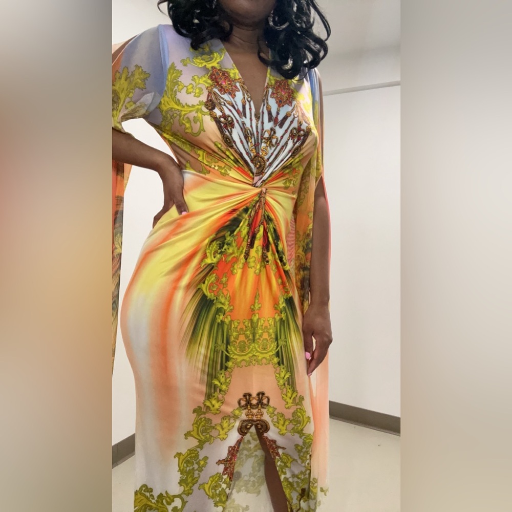 Printed Maxi W/Split - image 5